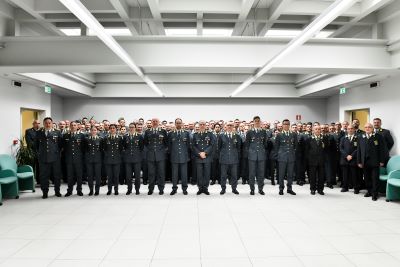 Visita Del Comandante Dellitalia Centrale Della Guardia Di Finanza