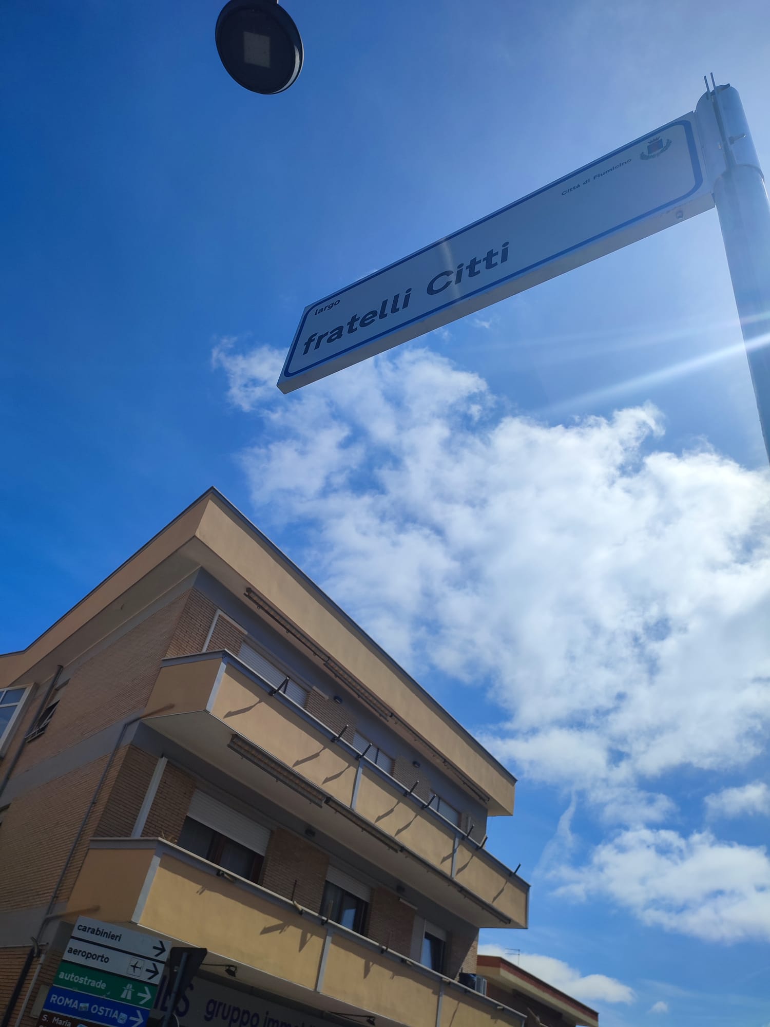 Fiumicino, installata la targa dedicata ai fratelli Citti. Petrillo ...