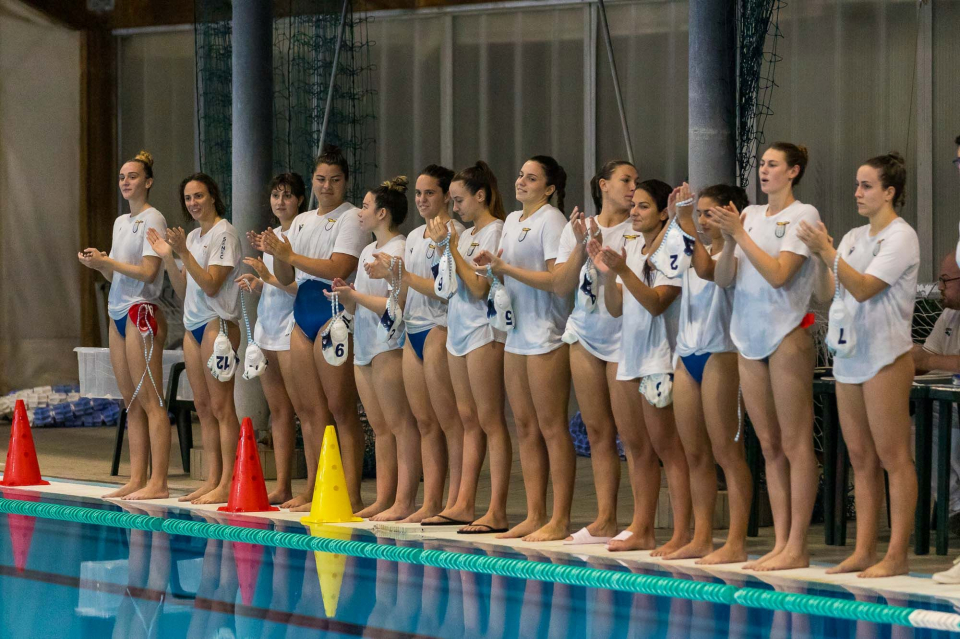 Le squadra di Pallanuoto femminile Lazio Nuoto Serie A1