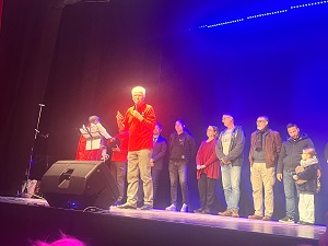 Giuseppe Di Lorenzo al teatro Nino Manfredi per la Festa della Donazione